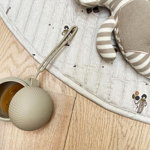 Контейнер для пустышки nuuroo "Camille Cobblestone", серый